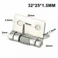 thumbnail image 4 of TALENO 2pcs Self Closing Stainless Steel Spring Door Hinge Hardware 1/1.5/2/2.5/3/4inch Hinges, 4 of 6