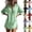 #03 Light Green, variant on Collared Button Down Gauze Tops for Women Long Sleeve Breathable Cotton Blouses Loose Summer Shirts Beach Casual Outfits,S,Pink