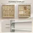 thumbnail image 4 of HOMCOM 7-Storey Wall Shelf Display Cabinet, Shot Glass Display Case, 4 of 10