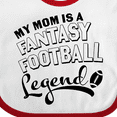 thumbnail image 4 of Inktastic My Mom is a Fantasy Football Legend Boys or Girls Baby Bib, 4 of 4