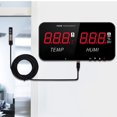thumbnail image 1 of Termómetro Higrómetro, Probador De Humedad De Temperatura Ambiente, De Alarma Personalizable De Amplio Rango Para La Industria, 1 of 7