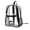 Black, variant on yulier Clear Backpack Heavy Duty PVC Transparent Backpack with Padded Straps and Side Pockets, Large Capacity Bookbag Clear Bag for School Work Travel Concert Sport Event (Pink)