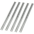 thumbnail image 1 of Mainstays 5 Pairs Stainless Steel Chopsticks, 1 of 1