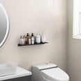 thumbnail image 5 of ABCISI Metal Wall Shelf, Black Floating Shelf, 20" Display Shelves for Wall Storage, Long Bathroom Shelf Wall Mounted, 5 of 14