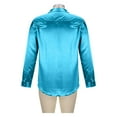 thumbnail image 5 of lcziwo Dress Shirts for Men Luxury Satin Shiny Silk Party Prom Shirt Slim Fit Long Sleeve Button Down Shirts Business Casual Outfits, 5 of 8