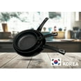 thumbnail image 3 of 8", 9.5", 11" Marble Coating Frying Pan Set, Nonstick Skillets Made In Korea, 3 of 11