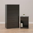 Mainstays Classic Nightstand with Drawer, Espresso