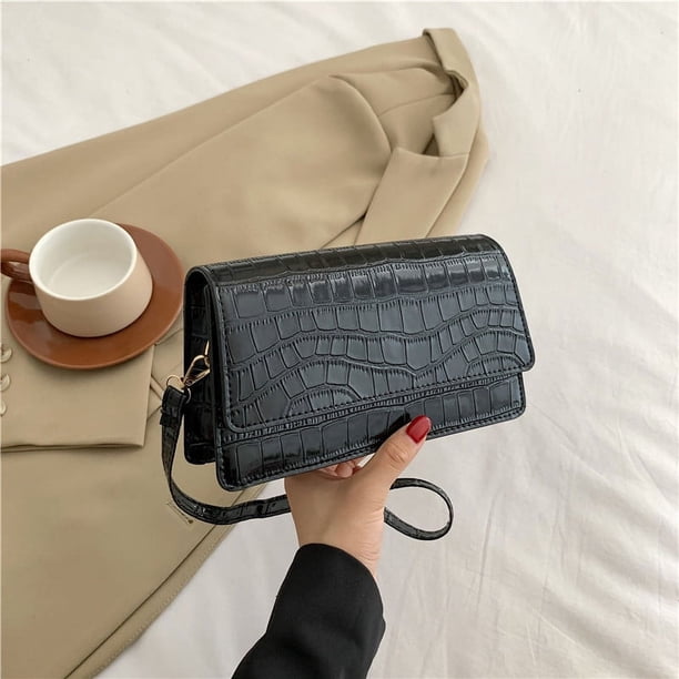 Bolso popular con patrón de cocodrilo 2025 nuevo bolso de mujer de verano versión coreana bolso de axila de viaje bolso de hombro de estilo extranjero bolso de hombro