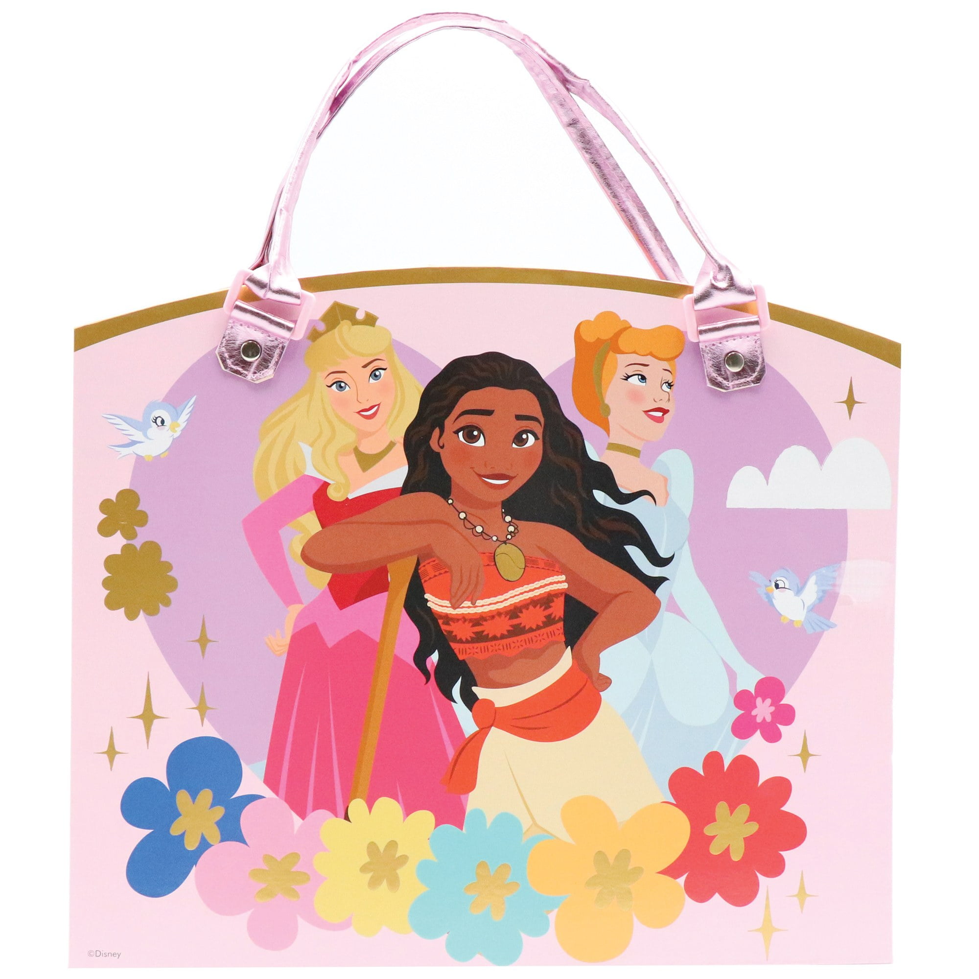 Tara Toy: Activity Tote - Disney Princess - All-In-1, Store Everything Inside The Character Tote, Color-Sticker-Pad Activities, Play Scenes, Kids 3+