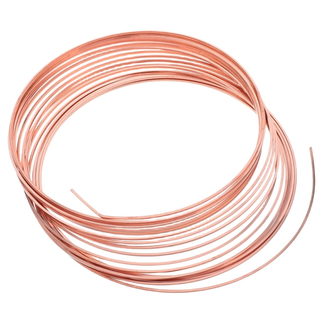 KAKOWELY craft work wires Square Copper Wires Wrapping Copper Jewelry Beading Wire Craft Work Wires for Craft Work DIY Projects Jewelry Making Accessories 6 Meters