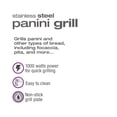 thumbnail image 7 of Salton Stainless Steel Panini Grill, 7 of 7