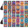 thumbnail image 1 of Marcadores de libro para pintura con diamantes Bulerrylulu Mandala 12 piezas, 1 of 7