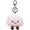 Pink, variant on Super Cute Kawaii Smiling Face Happy Cloud Plush Cloud Baby Women Girls Keychain Pendant Metal Key Ring Keychain