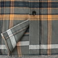 thumbnail image 6 of Dubinik® Flannel Shirt for Men Long Sleeve Men's Casual Button-Down Shirt 100% Cotton Soft Plaid Regular Fit with Pockets, 6 of 7