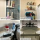 thumbnail image 2 of Blanco - Juego de 2 estantes de pared, fácil de ampliar el espacio de pared - Estante de acrílico de 22,9 cm sin perforaciones para dormitorio, baño, cocina, sala de estar, oficina., 2 of 5