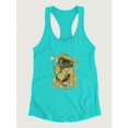 thumbnail image 3 of Baltimore Bird. Catalpah Racerback Tank Women -Mark Catesby Designs, Female Small, 3 of 4