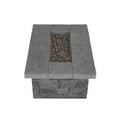 thumbnail image 6 of Bowery Hill Contemporary Propane Fire Table with Conversion Kit in Gray, 6 of 7