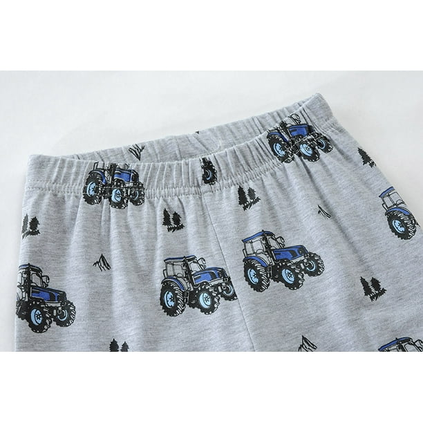 Boys tractor pajamas hotsell