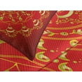 thumbnail image 4 of Ambesonne Mandala Quilted Bedspread Set 3 Pcs, Ottoman Art Ornament Hand, Queen Size, Yellow Red, 4 of 5