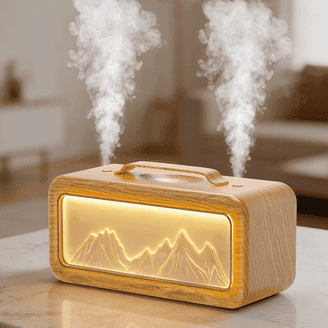 Bluzen Ultrasonic Mini Alpine Diffuser, Essential Aromatherapy
