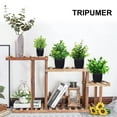 thumbnail image 5 of Tripumer 4pack Small Artificial Green Plants Fake Plants Simulation Eucalyptus Potted Plants with Black Flower Pots for Home Office Bedroom Bathroom Living Room Decoration, 5 of 9