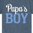 thumbnail image 3 of Instant Message - Papas Boy - Toddler & Youth Short Sleeve Graphic T-Shirt, 3 of 6