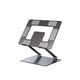 thumbnail image 2 of Cateissary Soporte para tableta, Base de soporte plegable de escritorio, soporte de refrigeración Universal ajustable de doble capa para ahorro Electrónica Gris, 2 of 6