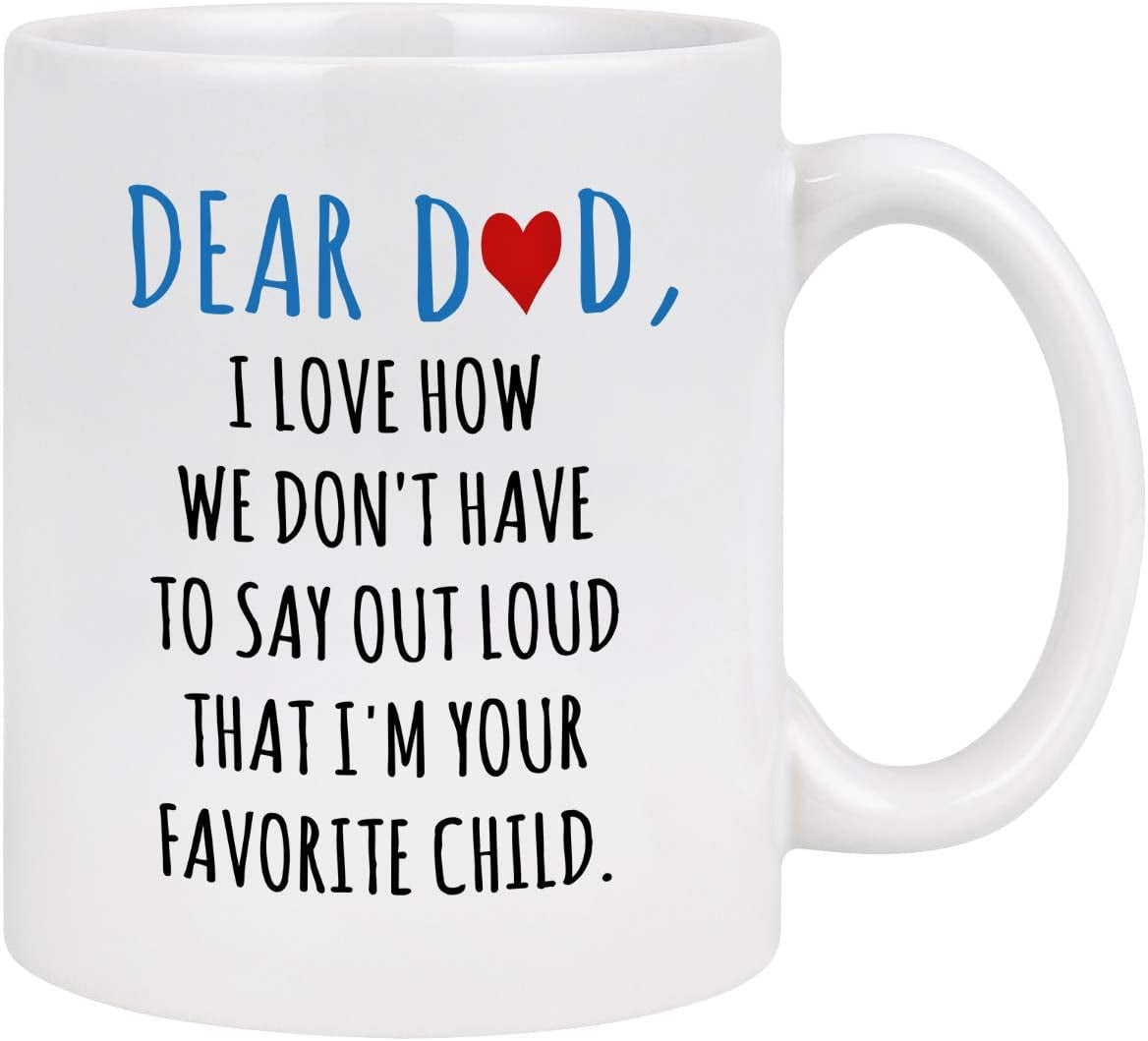 Daddy wine Tumbler Dad Gifts I love how we don't have to say out loud that I'm your favorite child DAD Stainless Steel Wine Glass For Dad