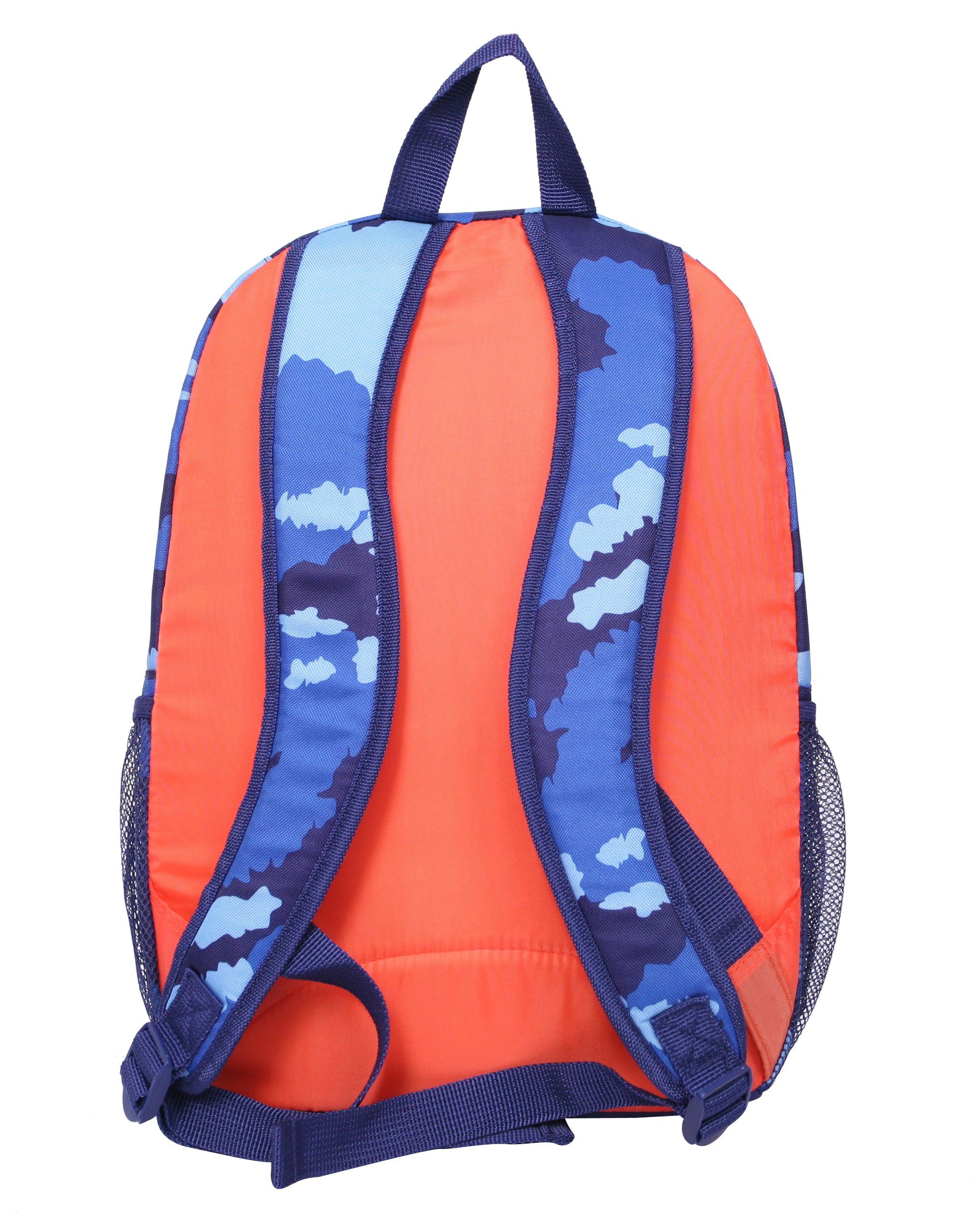 Crckt Kids Boys 15" School Backpack with Plush Dangle, Blue Camo Print - image 4 of 8
