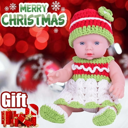 Dream Toys Christmas 2019 2019 HOTSALES Lifelike 12 inch Christmas Dolls Washable Soft Body Bbay Play Dolls Toy Gift ()