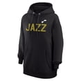 thumbnail image 2 of Women's G-III 4Her by Carl Banks  Black Utah Jazz Dot Print Pullover Hoodie, 2 of 3