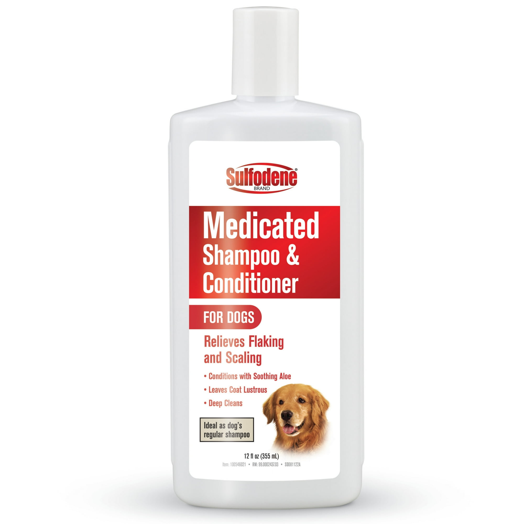 Sulfodene Medicated Shampoo & Conditioner for Dogs 12 Fluid Ounces