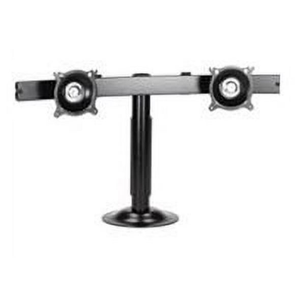 Chief KTG220B Support à Oeillets pour Moniteur Horizontal Double - Trousse de Montage (Pince de Poteau, Support à Oeillets, Poteau) - pour Panneau Plat Double - Acier - Noir