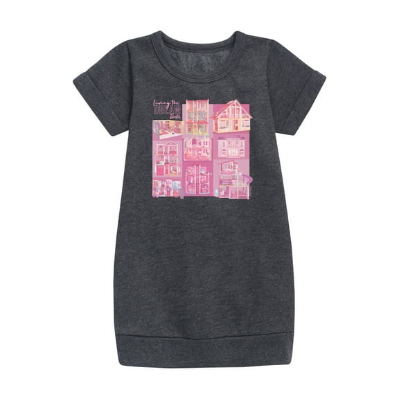 Barbie - Living the Dream - Original Dream House Pictures - Toddler And Youth Girls Fleece Dress