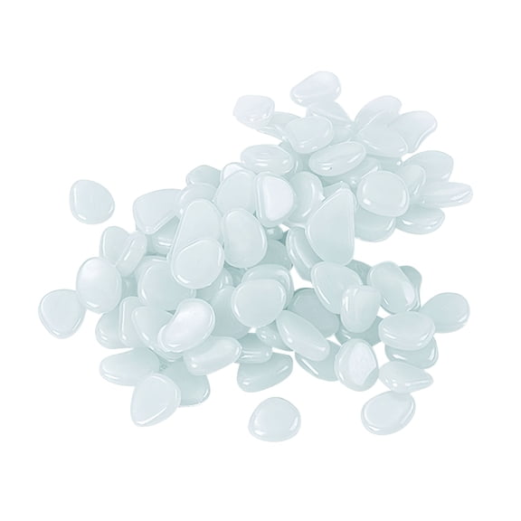 ACDANC Garden Rocks Landscaping Small Rocks for Landscaping Glow in The Dark Stones for Garden in Bulk Glow in The Dark Pebbles 1000 Garden Stepping Stones 1CM Small Luminous Stone