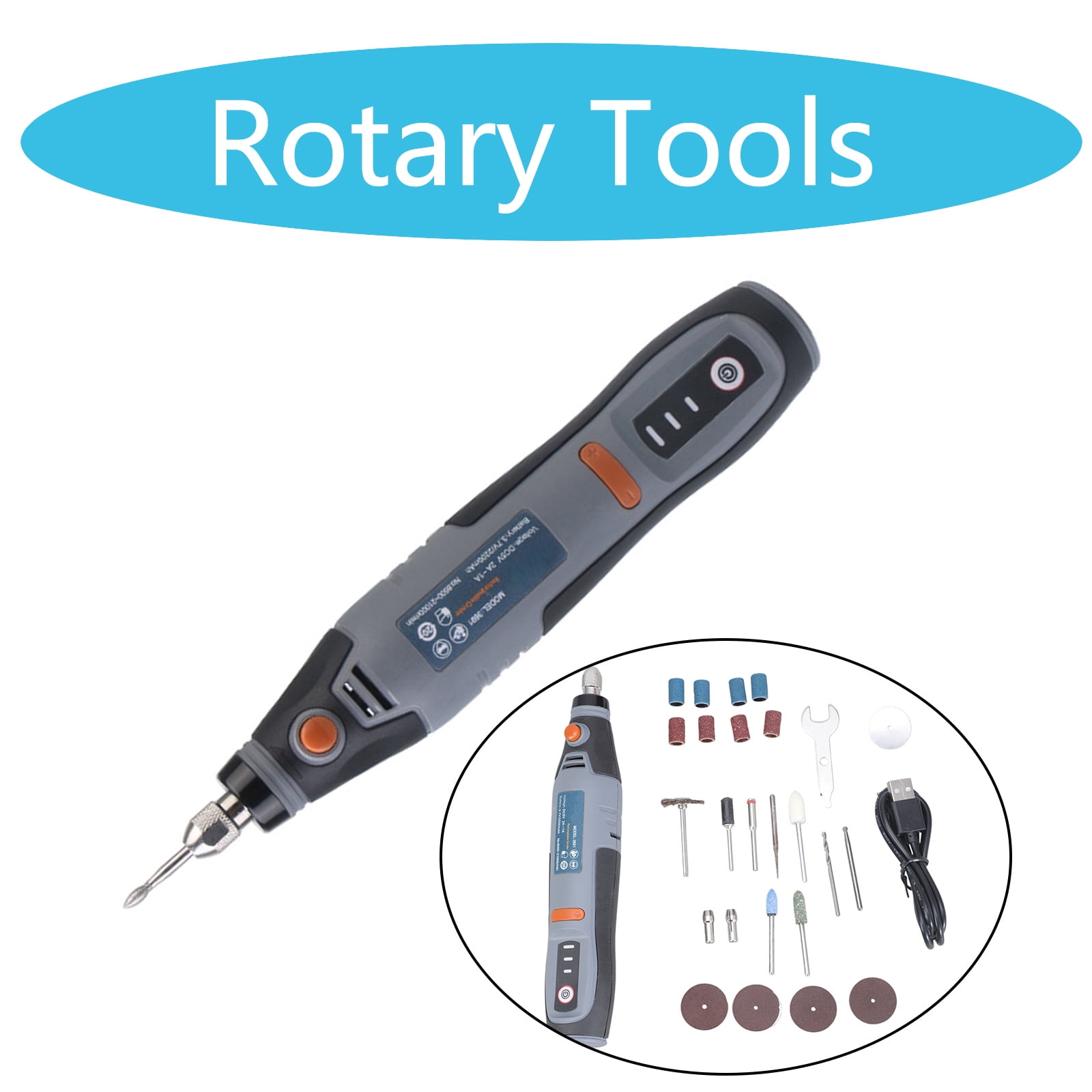 USB Cordless Rotary Tool Woodworking Engraving Pen For Jewelry Metal Glass Wireless Drill