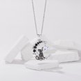thumbnail image 2 of Collar de Gato Luna Bañado en Plata, 2 of 9