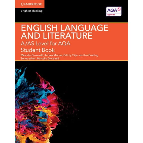 Level (As) English Language and Literatu A/As Level English Language and Literature for Aqa Student Book, (Paperback)