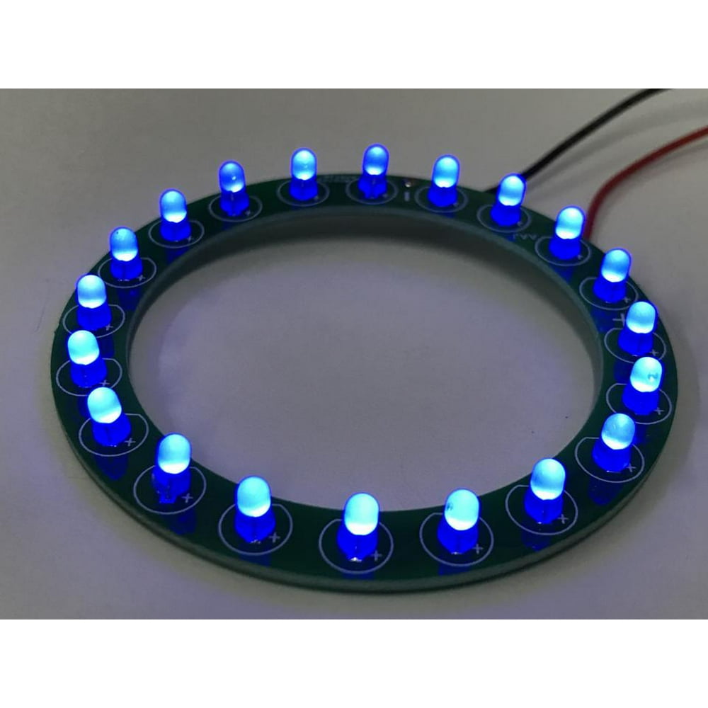 LED Ring 1inch 5mm UV LEDS Built and Tested