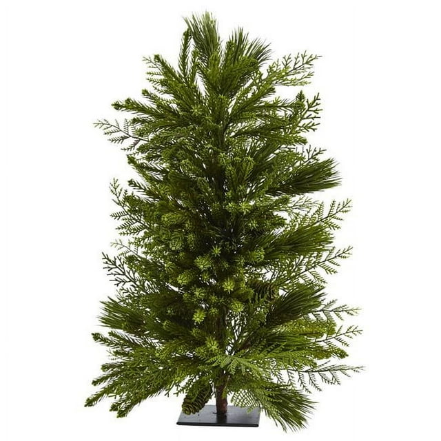 Nearly Natural 5476 26 in. Mixed Pine Tree