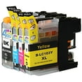 thumbnail image 1 of 4 Pack - Compatible Ink Cartridges for Brother LC-103 LC-101 LC-103XL LC-103BK LC-103C LC-103M LC-103Y Inkjet Cartridge, 1 of 1