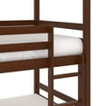 Campbell Wood Triple Twin Convertible Bunk Bed, Oak