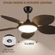 thumbnail image 2 of Ventilador de techo Wiviniya Tropical de 48 pulgadas con luces y control remoto, 2 of 9