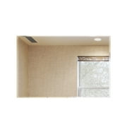 24"X36" Inch Rectangle Beveled Polish Frameless Wall Mirror With Hooks
