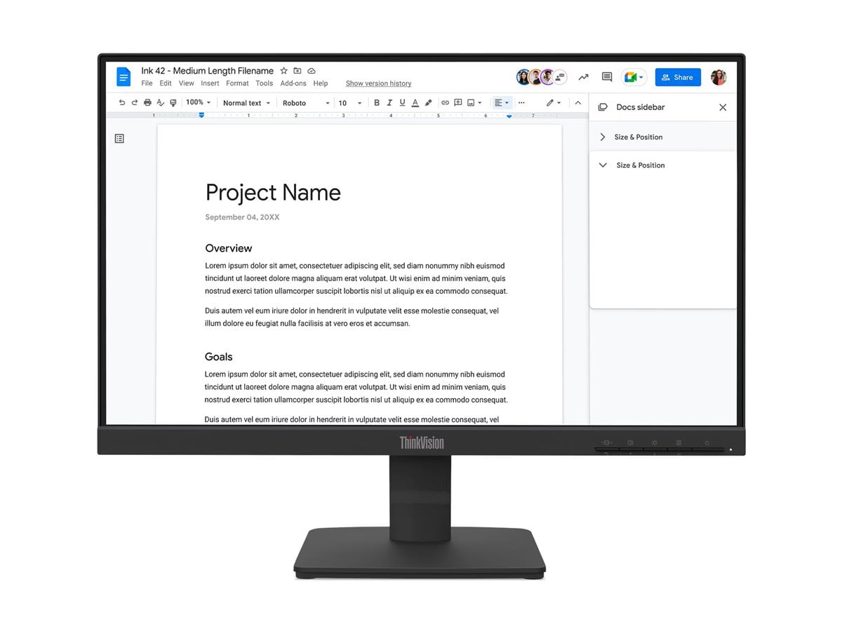 Lenovo ThinkVision S24e-20 23.8-Inch VA Full HD WLED LCD Monitor