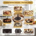 thumbnail image 7 of 6 Pack Silicone Donut and Bagel Baking Molds, Nonstick Reusable Silicone Donut Pan for Home Baking, 7 of 7