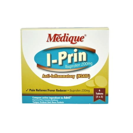 Medique I-Prin Pain Relief Tablets - Box of 6