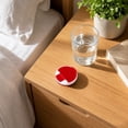 thumbnail image 5 of Round Pill Organizer 4 Compartment Red Small Case for Daily Travel Use, 5 of 7