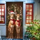 thumbnail image 4 of Cortina de puerta de Navidad - Fondo impermeable de escenas navideñas de poliéster para puertas y ventanas, 1 cuenta, 4 of 6