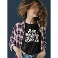 thumbnail image 2 of Anti-Racist Book Lover Statement Tee T-shirt Women's, 2 of 3